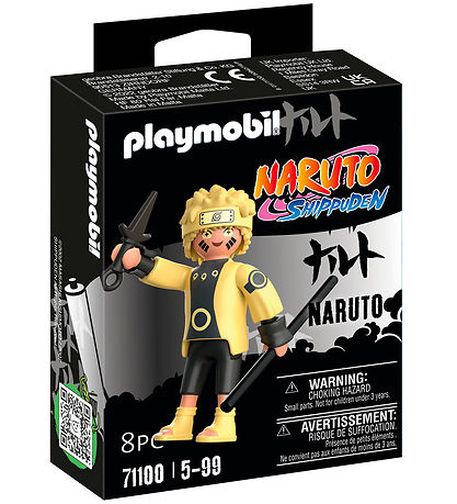 Playmobil Naruto - Naruto - 71100 - 8 Dele Playmobil Naruto - Naruto - 71100 - 8 Dele