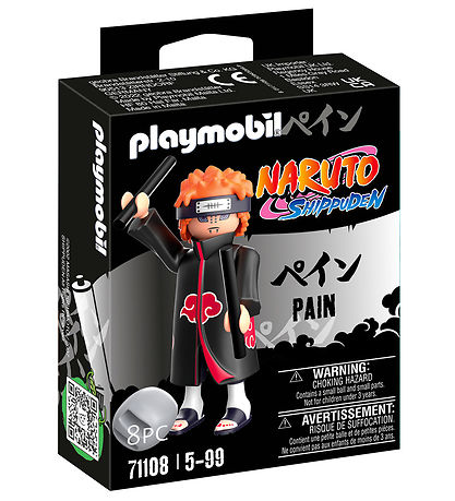 Playmobil Naruto - Pain - 71108 - 8 Dele Playmobil Naruto - Pain - 71108 - 8 Dele