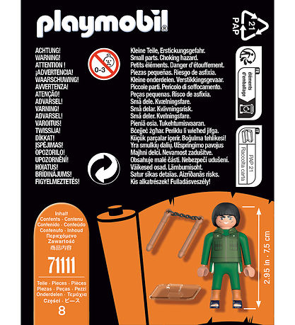 Playmobil Naruto - Guy - 71111 - 8 Dele Playmobil Naruto - Guy - 71111 - 8 Dele