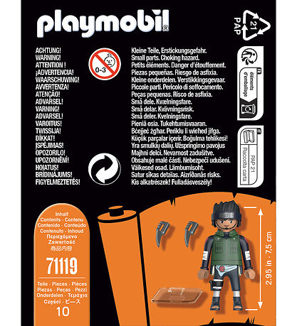 Playmobil Naruto - Asuma - 71119 - 10 Dele Playmobil Naruto - Asuma - 71119 - 10 Dele