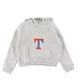 Tommy Hilfiger Hættetrøje - T Varsity - New Light Grey Heather Tommy Hilfiger Hættetrøje - T Varsity - New Light Grey Heather