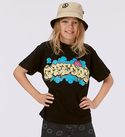 Molo T-shirt - Rodney - Sort m. Print Molo T-shirt - Rodney - Sort m. Print