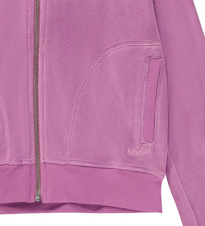 Molo Cardigan - Velour - Milla - Purple Ray Molo Cardigan - Velour - Milla - Purple Ray