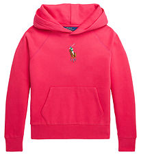 Polo Ralph Lauren Hættetrøje - Classics - Pink m. Logo Polo Ralph Lauren Hættetrøje - Classics - Pink m. Logo