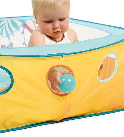 Ludi Kravlegård m. Bolde - 80x80x30 cm - Jungle Ludi Kravlegård m. Bolde - 80x80x30 cm - Jungle