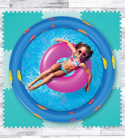 Ludi Skumgulv - 9 Dele - 145x145 cm - Grøn Ludi Skumgulv - 9 Dele - 145x145 cm - Grøn