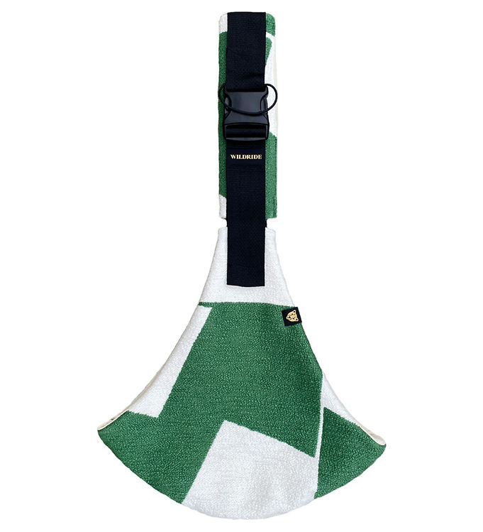 Wildride Bæresele - Green Graphic - Grøn/Hvid