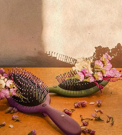 HH Simonsen Hairbrush - Wonder Brush - Army Green