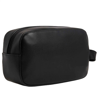 Tommy Hilfiger Toilettaske - TJM Essential Leather - Black Tommy Hilfiger Toilettaske - TJM Essential Leather - Black