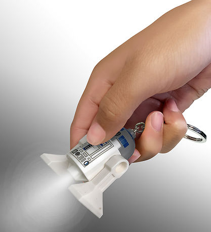 LEGO® Star Wars Nøglering m. Lommelygte - LEGO® R2-D2 LEGO® Star Wars Nøglering m. Lommelygte - LEGO® R2-D2