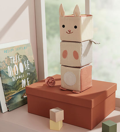 Kids Concept Bamser - 3 Stk. - 9x9 cm - Play Cubes Textile Kids Concept Bamser - 3 Stk. - 9x9 cm - Play Cubes Textile