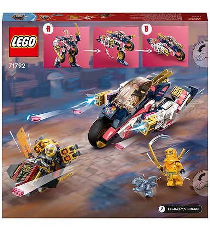LEGO® Ninjago - Soras Forvandlings-Mech-Motorcykel 71792 - 384 D LEGO® Ninjago - Soras Forvandlings-Mech-Motorcykel 71792 - 384 D