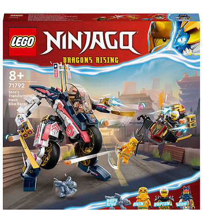 LEGO® Ninjago - Soras Forvandlings-Mech-Motorcykel 71792 - 384 D LEGO® Ninjago - Soras Forvandlings-Mech-Motorcykel 71792 - 384 D