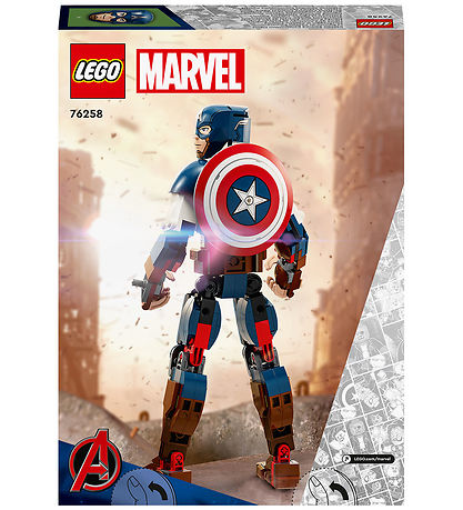 LEGO® Marvel Avengers - Byggðu-það-sjálfur mynd af Captain Ameri