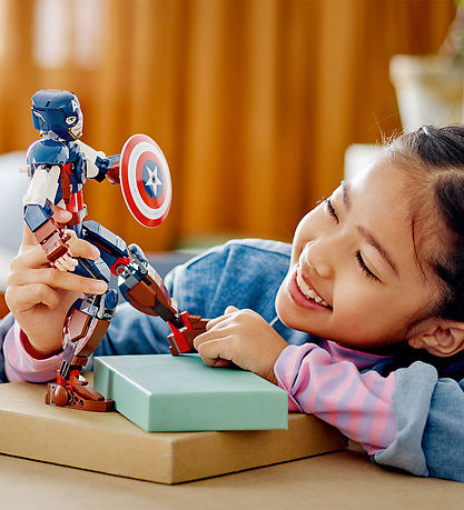 LEGO® Marvel Avengers - Byggðu-það-sjálfur mynd af Captain Ameri