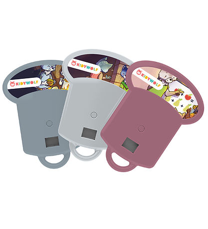 Kidywolf Lommelygte m. Historier - Kidyslide - Grå Kidywolf Lommelygte m. Historier - Kidyslide - Grå