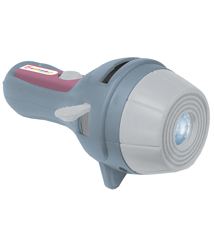 NEC Kidywolf Projector Torch grey incl. 3 Picture Slides