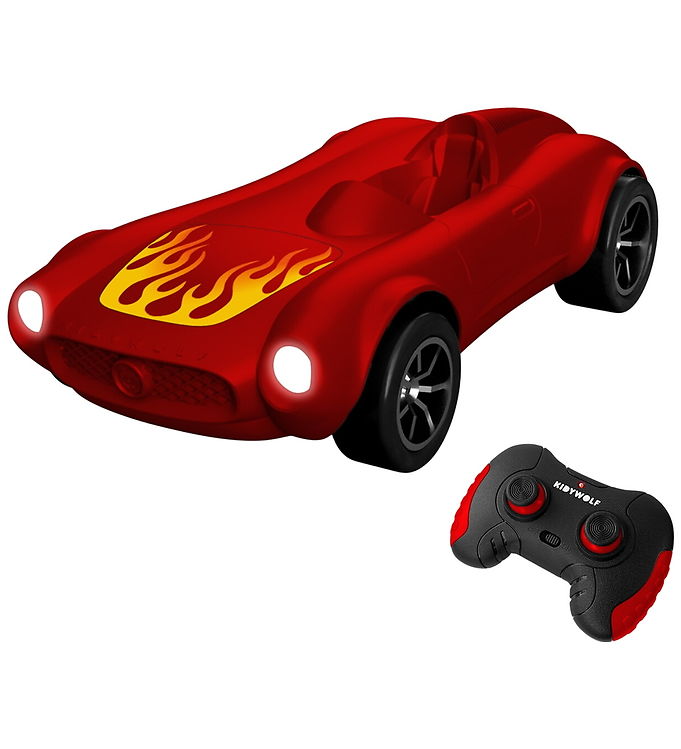 Kidywolf Fjernstyret Bil - Kidycar - 1:12 - Rød