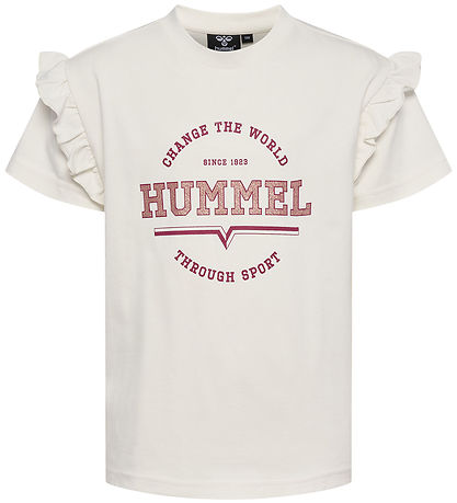 Hummel T-shirt - hmlViolet - Marshmallow Hummel T-shirt - hmlViolet - Marshmallow