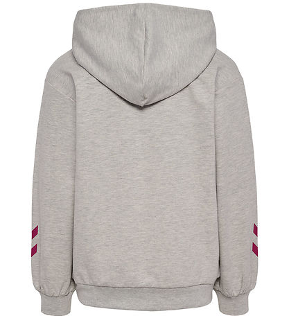 Hummel Hættetrøje - hmlElena - Light Grey Melange