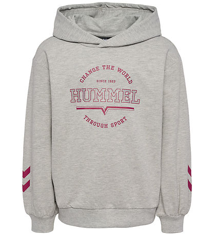 Hummel Hættetrøje - hmlElena - Light Grey Melange