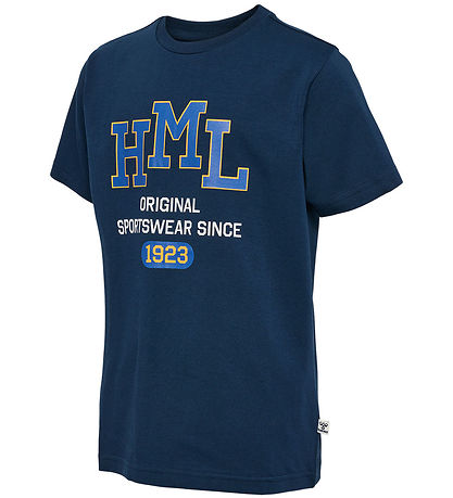 Hummel T-shirt - hmlLucas - Dress Blue