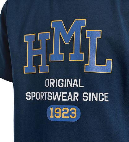 Hummel T-shirt - hmlLucas - Dress Blue
