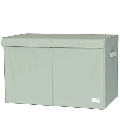 3 Sprouts Opbevaringskasse m. låg - 63 x 38 x 39 - Grøn 3 Sprouts Opbevaringskasse m. låg - 63 x 38 x 39 - Grøn