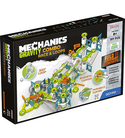 Geomag Magnetsæt - Mechanics Gravity Combo Race & Loop - 197 Del