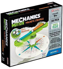 Geomag Magnetsæt - Mechanics Motion Recycled Compass - 35 Dele