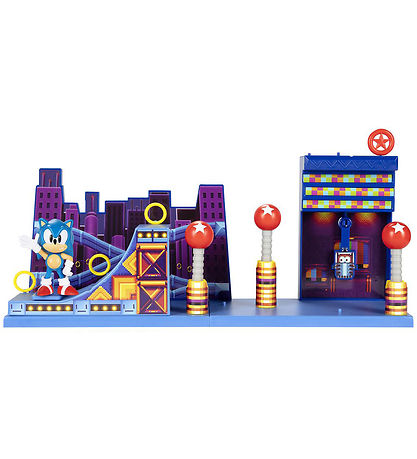 Sonic Legesæt - Studiopolis Playset Zone Sonic Legesæt - Studiopolis Playset Zone