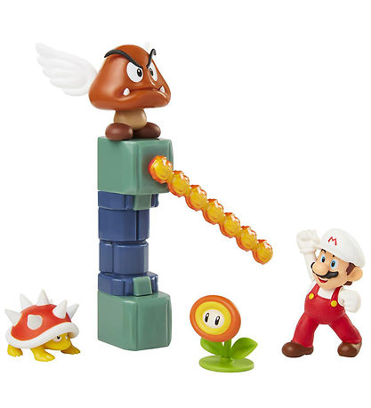 Super Mario Legesæt - Diorama Set - Lava Castle - 5 Dele Super Mario Legesæt - Diorama Set - Lava Castle - 5 Dele