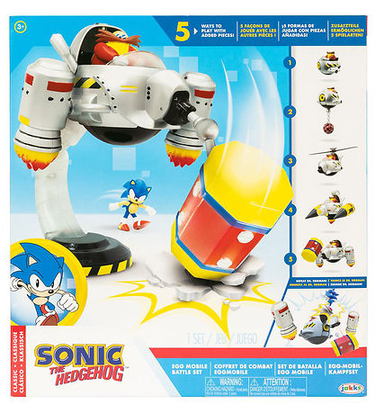 Sonic Legesæt - Egg Mobile Battle Set Sonic Legesæt - Egg Mobile Battle Set