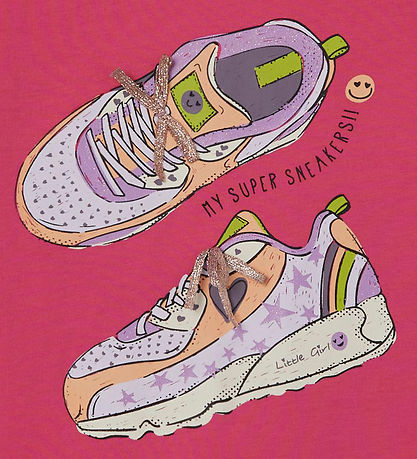 Name It T-shirt - NmfKathine Box - Pink Flambé Name It T-shirt - NmfKathine Box - Pink Flambé