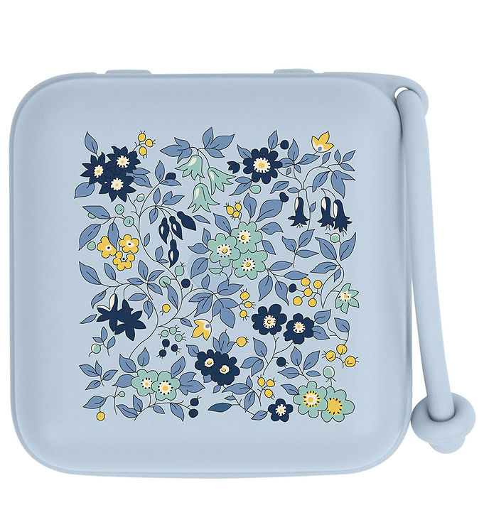 BIBS Accessories Pacifier Box - Sutteboks - Liberty - Chamomille Lawn/Baby Blue