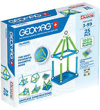 Geomag Magnetsæt - Classic Recycled - 25 Dele Geomag Magnetsæt - Classic Recycled - 25 Dele