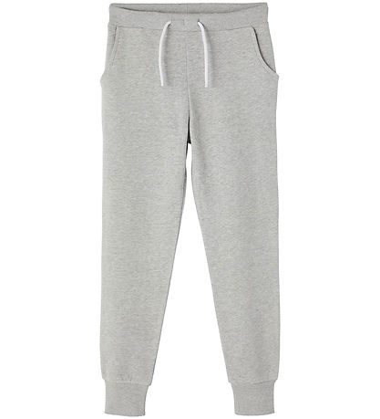Name It Sweatpants - Noos - NkfLena - Grey Melange Name It Sweatpants - Noos - NkfLena - Grey Melange