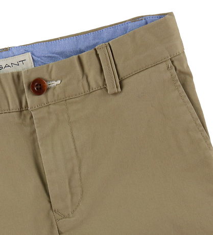 GANT Bukser - Chino - Dark Khaki GANT Bukser - Chino - Dark Khaki
