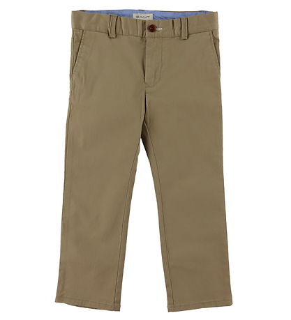 GANT Bukser - Chino - Dark Khaki GANT Bukser - Chino - Dark Khaki
