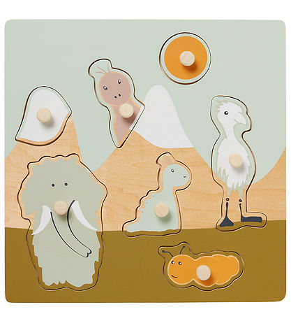 Kids Concept Puslespil - 7 Brikker - Træ Kids Concept Puslespil - 7 Brikker - Træ