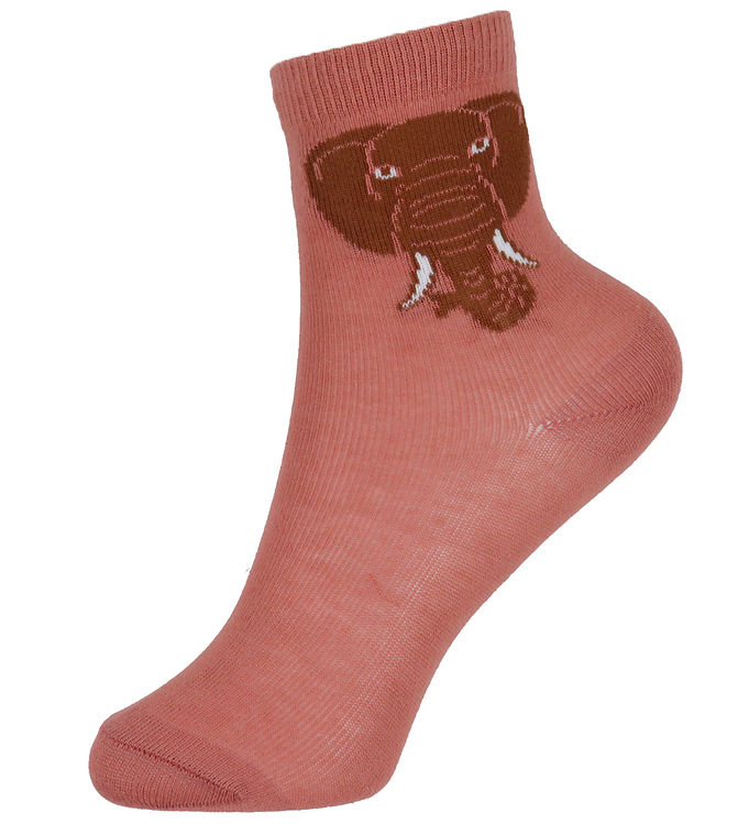 DYR-Cph Strømper - DYRGalop - Old Rose Elefant