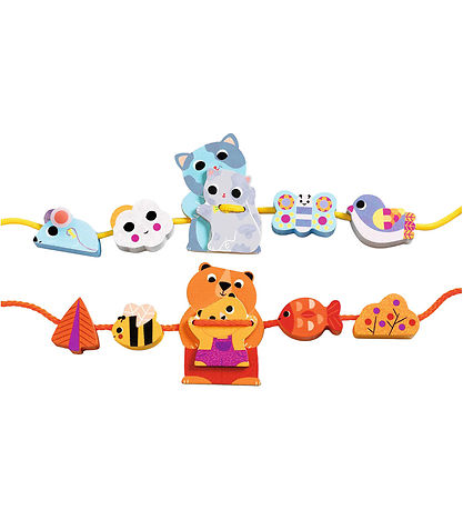 Djeco Træperler - Træ - 14 Dele - FilaMum Djeco Træperler - Træ - 14 Dele - FilaMum