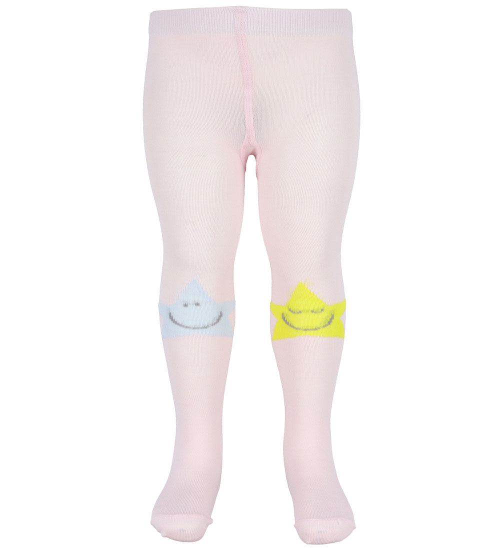 Stella McCartney Kids Strumpfhosen - Rosa m. Sternen - Stella McCartney Kids - 9-12 mt - Strumpfhosen