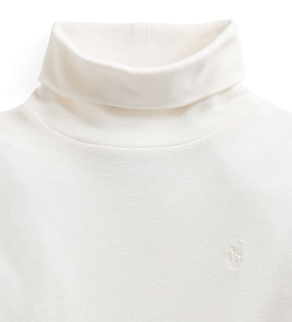 Polo Ralph Lauren Bluse - Hvid m. Rullekrave Polo Ralph Lauren Bluse - Hvid m. Rullekrave