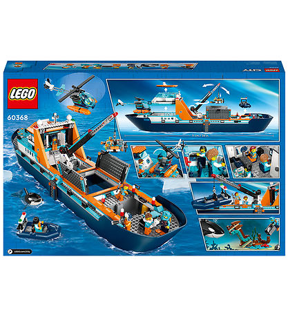 LEGO® City - Polarudforskningsskib 60368 - 815 Dele LEGO® City - Polarudforskningsskib 60368 - 815 Dele