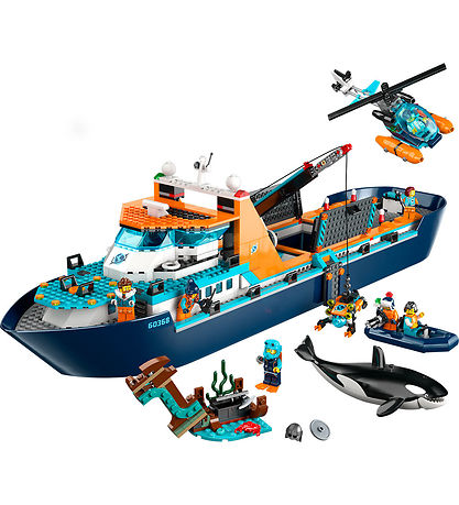 LEGO® City - Polarudforskningsskib 60368 - 815 Dele LEGO® City - Polarudforskningsskib 60368 - 815 Dele