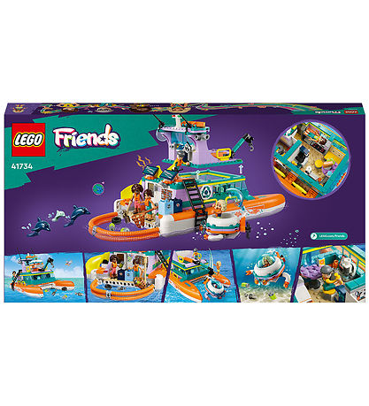 LEGO® Friends - Redningsbåd 41734 - 717 Dele LEGO® Friends - Redningsbåd 41734 - 717 Dele