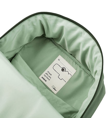 Done By Deer Rygsæk - Quilted - Croco Green