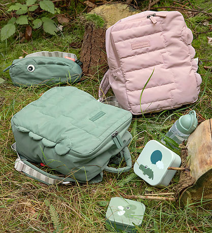 Done By Deer Rygsæk - Quilted - Croco Green
