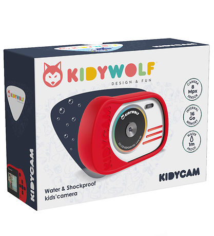 Kidywolf Kamera - Kidycam - Rød Kidywolf Kamera - Kidycam - Rød